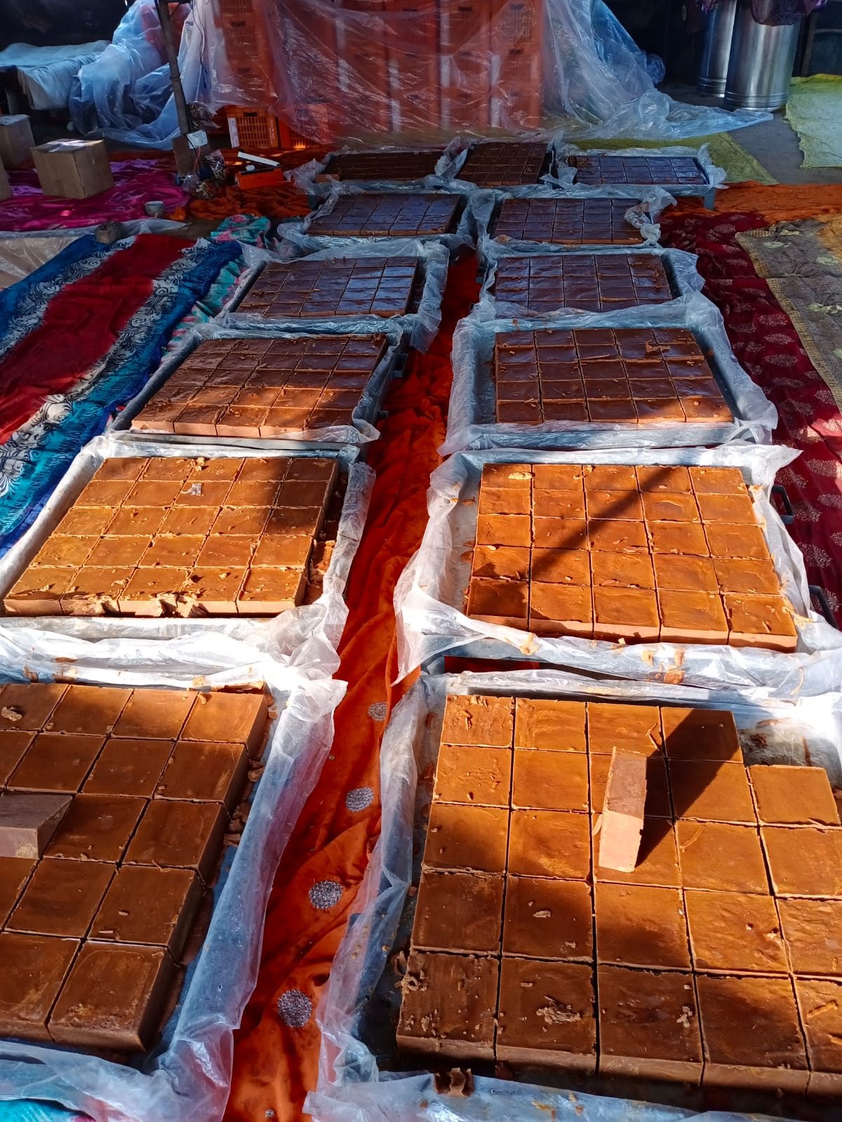 Natural jaggery blocks